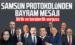 Samsun protokolünden bayram mesajı: Birlik ve beraberlik vurgusu