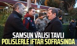 Samsun Valisi Orhan Tavlı polislerle iftar sofrasında
