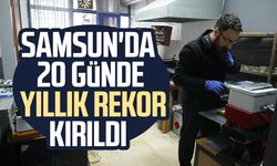 Samsun'da sürücüler akın etti! 20 günde yıllık rekor