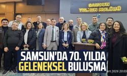 Samsun'da 70. yılda geleneksel buluşma