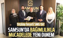 Yeşilay heyeti SMG'de! Samsun’da bağımlılıkla mücadelede yeni dönem