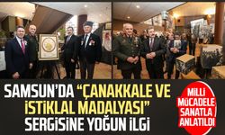 Samsun’da “Çanakkale ve İstiklal Madalyası” sergisine yoğun ilgi