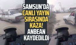 Samsun’da canlı yayın sırasında kaza! Anbean kaydedildi