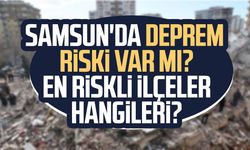Samsun'da deprem riski var mı? En riskli ilçeler hangileri?
