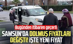 Samsun'da dolmuş fiyatları bugün değişti! İşte yeni fiyat
