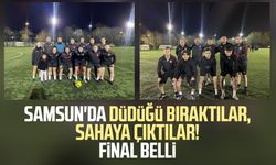 Samsun'da düdüğü bıraktılar, sahaya çıktılar! Final belli