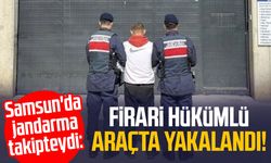 Samsun'da jandarma takipteydi: Araçta yakalandı!