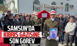 Samsun'da Kıbrıs Gazisi Mehmet Coşkun'a son görev