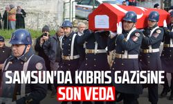 Samsun'da Kıbrıs gazisi Mehmet Koç'a son veda