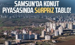 Samsun'da konut piyasasında sürpriz tablo!