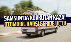 Samsun’da kaza! Otomobil devrildi, 1 yaralı