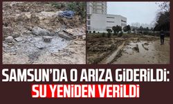 Samsun’da ana isale hattındaki arıza giderildi: Su yeniden verildi