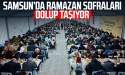 Samsun’da Ramazan sofraları dolup taşıyor