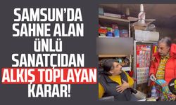 Samsun’da sahne alan ünlü sanatçı Çelik Erişçi'den alkış toplayan karar