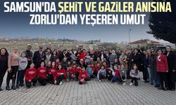 Samsun'da şehit ve gaziler anısına Zorlu'dan yeşeren umut