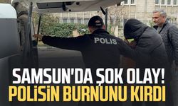 Samsun'da alacak - verecek kavgası büyüdü: Polisin burnunu kırdı