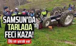 Samsun'da tarlada feci kaza! Muhammed Osma hayatını kaybetti