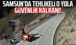 Samsun’da tehlikeli o yola güvenlik kalkanı!