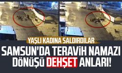 Samsun'da teravih namazı dönüşü dehşet anları!