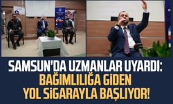 Samsun'da uzmanlar uyardı: Bağımlılığa giden yol sigarayla başlıyor!