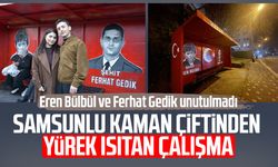 Samsunlu Melisa ve Ufuk Kaman çiftinden yürek ısıtan çalışma
