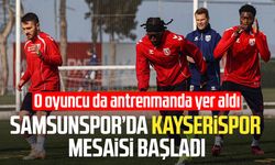 Samsunspor’da Rayo Vallecano maçının ardından Kayserispor hazırlığı