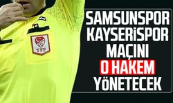 Samsunspor - Kayserispor maçını Adnan Deniz Kayatepe yönetecek