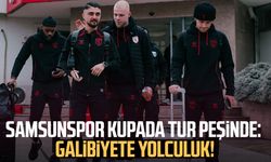 Samsunspor kupada tur peşinde: Takım Antalya’ya gitti
