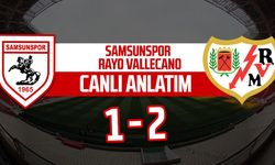Samsunspor - Rayo Vallecano maçının canlı anlatımı: 1-2