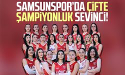 Samsunspor’da çifte şampiyonluk sevinci!