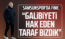 Samsunspor'da Thorsten Fink: “Galibiyeti hak eden taraf bizdik”