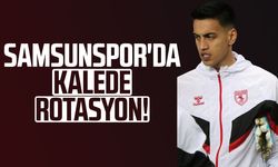 Samsunspor'da kalede rotasyon: İrfan Can Eğribayat sahada