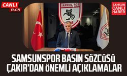 Samsunspor'da Suat Çakır'dan gündeme dair önemli açıklamalar