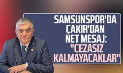Samsunspor'da Suat Çakır'dan net mesaj: "Cezasız kalmayacaklar"