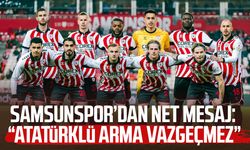 Samsunspor’dan net mesaj: “Atatürklü arma vazgeçmez”