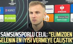 Samsunsporlu Celil Yüksel: "Elimizden gelenin en iyisi vermeye çalıştık"