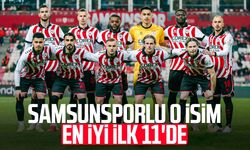 Samsunsporlu Elayis Tavsan en iyi ilk 11'de