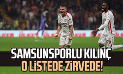 Samsunsporlu Emre Kılınç o listede zirvede! Kanatta parlıyor