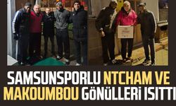Samsunsporlu Ntcham ve Makoumbou gönülleri ısıttı