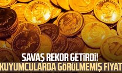 Savaş rekor getirdi! Kuyumcularda görülmemiş fiyat