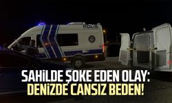 Sinop'ta sahilde şoke eden olay: Denizde cansız beden!