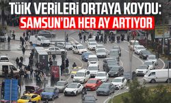 TÜİK verileri ortaya koydu: Samsun’da her ay artıyor