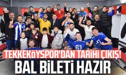 Tekkeköyspor'dan tarihi çıkış! BAL bileti hazır