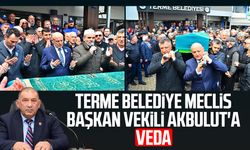 Terme Belediye Meclis Başkan Vekili Kemal Akbulut'a veda