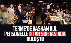 Terme Belediye Başkanı Şenol Kul personelle iftar sofrasında buluştu