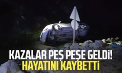 Trabzon’da peş peşe kazalar! 1 kişi hayatını kaybetti