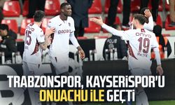 Trabzonspor, Kayserispor'u Onuachu ile geçti: 1-3