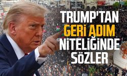 Trump'tan geri adım niteliğinde sözler