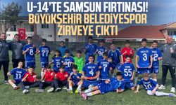 U-14’te Samsun fırtınası! Büyükşehir Belediyespor zirveye çıktı