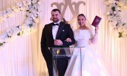 Samsun'da rüya gibi nikah: Ayşenur ve Hayati dünyaevine girdi